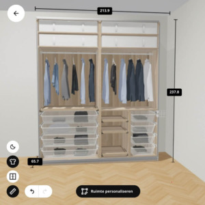Custom Wardrobe Design from IKEA Design and Planning Tools